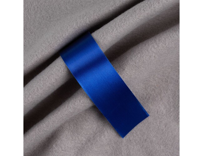 Лента сатиновая Satin 35 XXL, синяя, 210 см