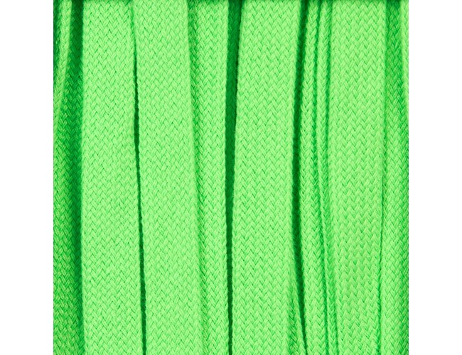 Плоский шнур Cord M, зеленый неон, 100 см