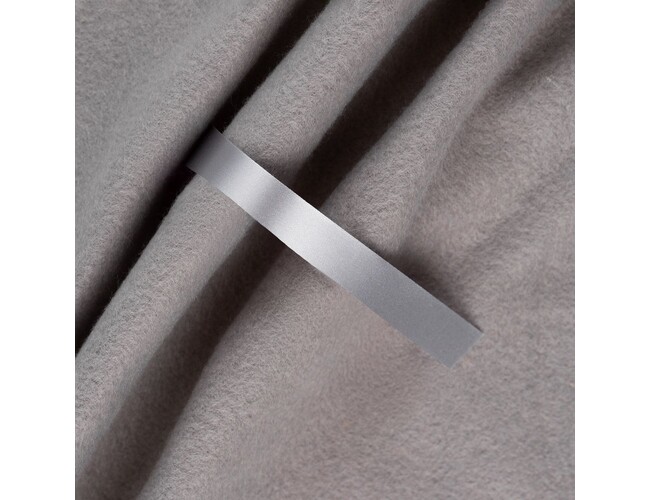 Лента сатиновая Satin 10 М, серая, 100 см