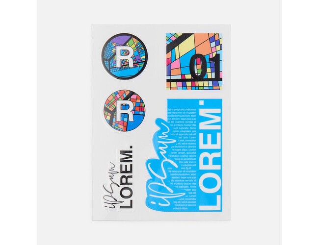 Наклейки UV-DTF Sticker Pack на заказ, S
