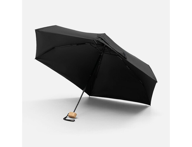 Зонт складной RainCase в чехле-сумке, черный