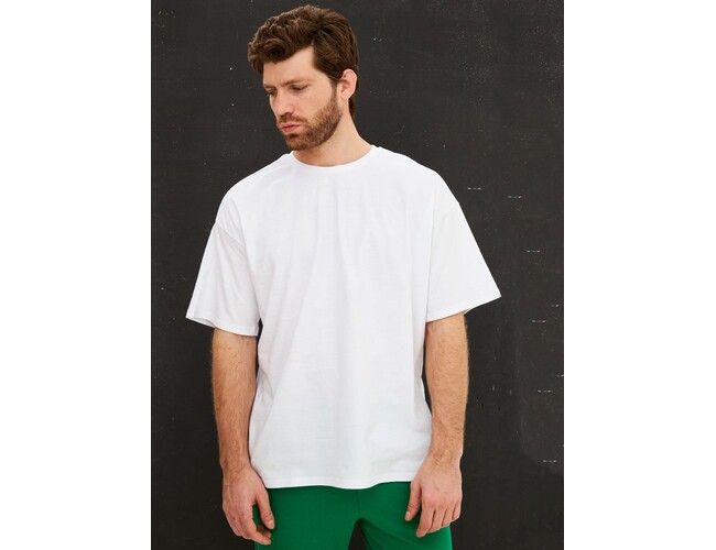 Футболка Oversize Premium, белая, размер S