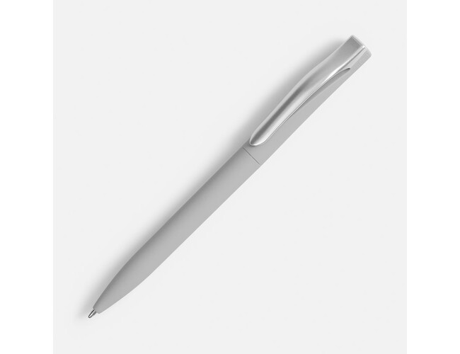 Ручка шариковая Pin Soft Touch, серая