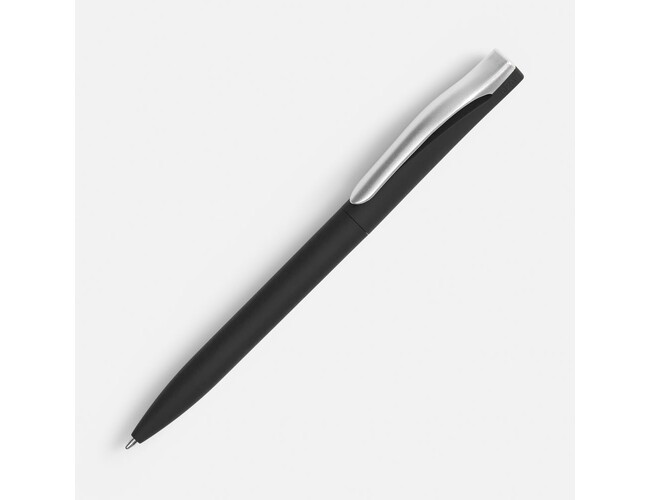 Ручка шариковая Pin Soft Touch, черная