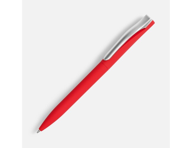 Ручка шариковая Pin Soft Touch, красная
