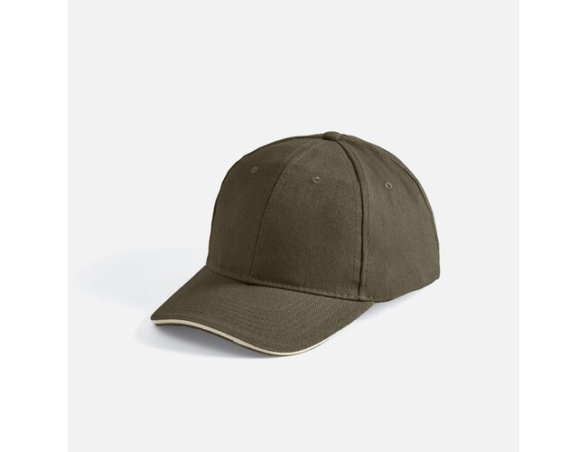 Бейсболка Buffalo, хаки с бежевым