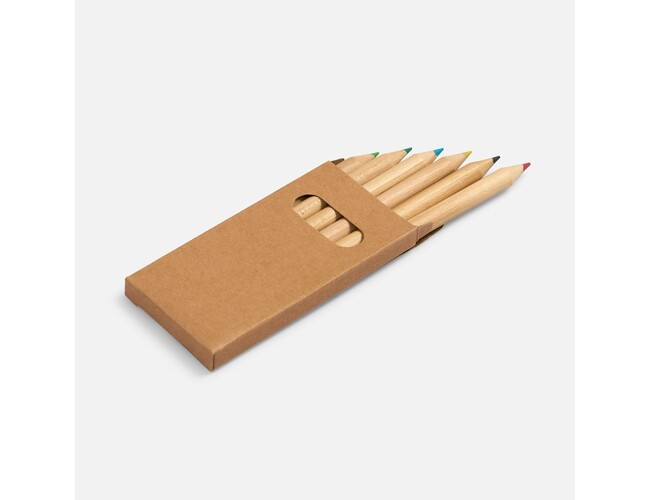 Набор цветных карандашей Pencilvania Mini, крафт