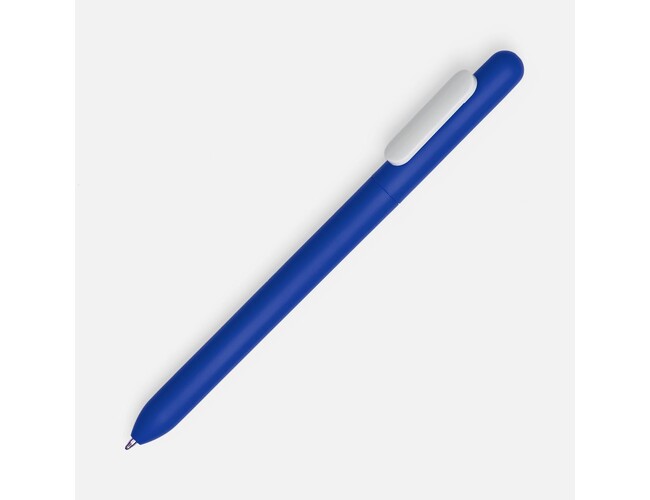 Ручка шариковая Swiper Soft Touch, синяя с белым