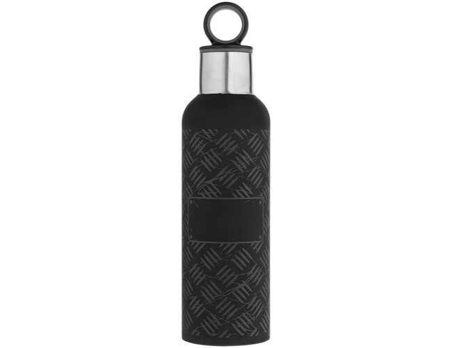 Термобутылка Hard Work Black, черная