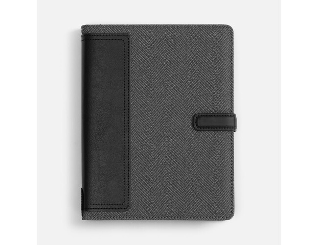 Ежедневник-органайзер Twill, недатированный, черный