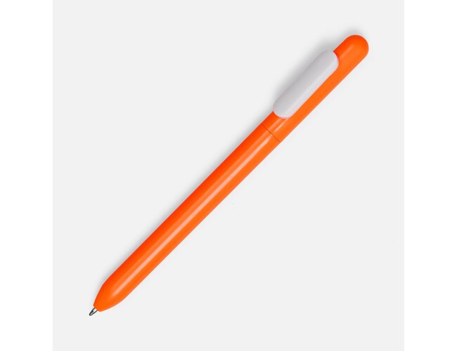 Ручка шариковая Swiper, оранжевая с белым