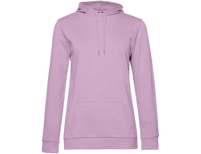 Толстовка с капюшоном женская Hoodie, сиреневая, размер XS