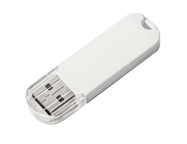 USB flash-карта UNIVERSAL (8Гб), белая, 5,8х1,7х0,6 см, пластик