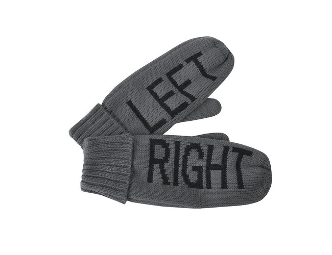 Рукавицы мужские "LEFT&RIGHT" с теплой подкладкой