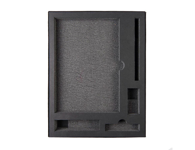 Коробка "Tower", сливбокс, размер 20*29*4.5 см, картон черный,300 гр. ложемент изолон