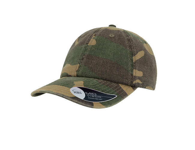 Бейсболка DAD HAT, 6 клиньев, металлическая застежка