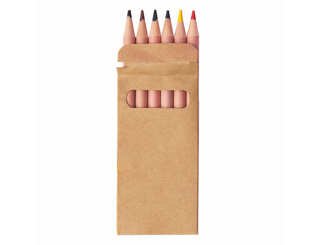 Цветные карандаши мини TINY,6 цветов