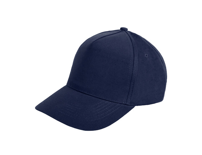 Бейсболка STANDARD, 5 клиньев, металлическая застежка