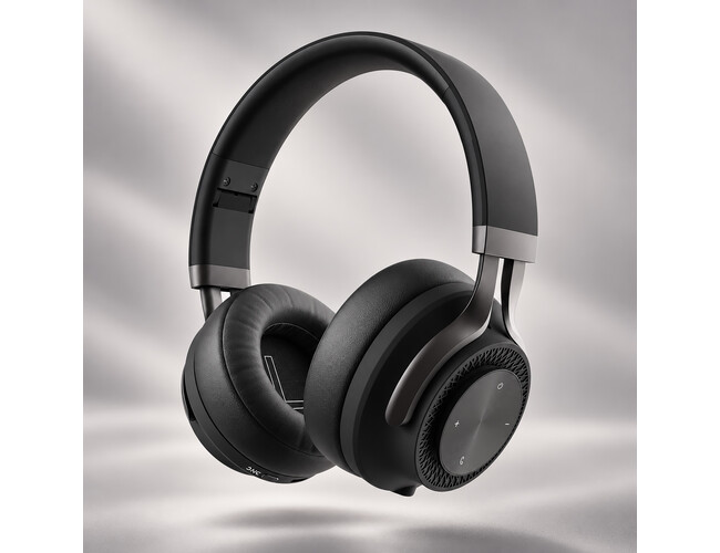 Беспроводные накладные наушники Stereo Style ANC , BT 5.0, ANC, 500мАч, черный