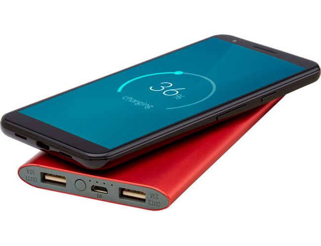 Внешний беспроводной аккумулятор «Juice», 8000 mAh, красный