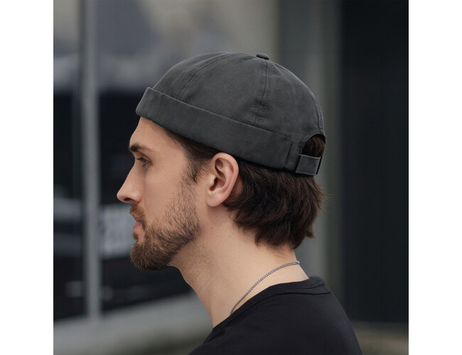Шапка «Docker Hat», унисекс, темно-серый