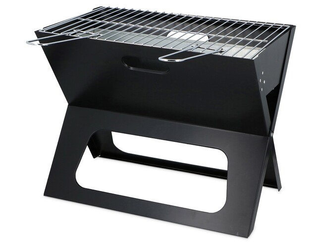 Складной переносной мангал для BBQ «Mangal», черный