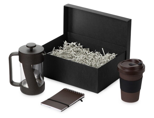 Подарочный набор «BeanBox», коричневый, черный