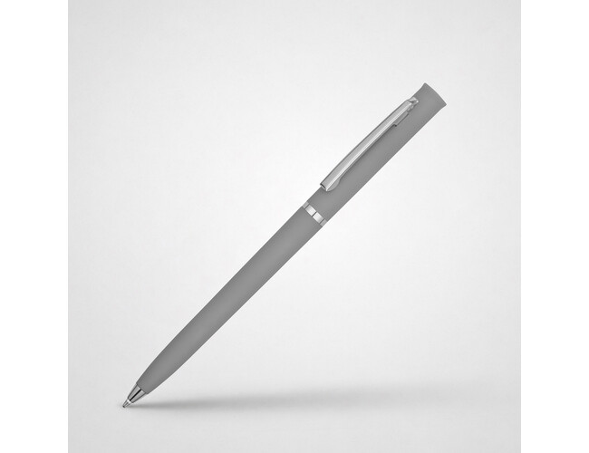 Ручка пластиковая шариковая «Navi» soft-touch, серый