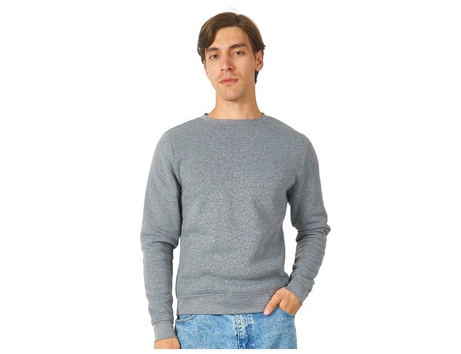 Толстовка «London» мужская, серый меланж