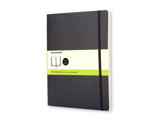 Записная книжка Classic Soft, ХLarge (нелинованный), черный
