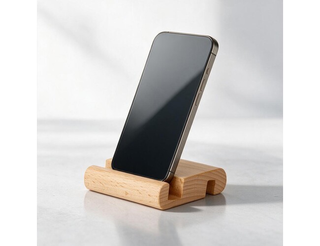 Подставка для смартфона из массива бука «Cradle», натуральный