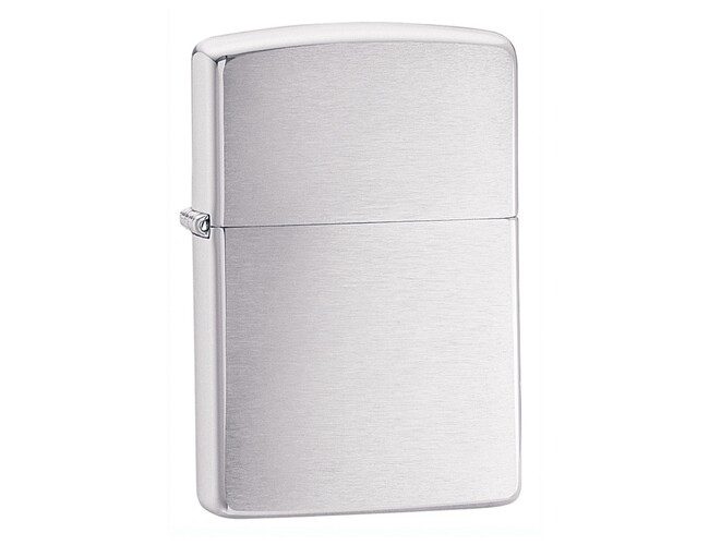 Зажигалка ZIPPO Classic с покрытием Brushed Chrome, серебристый