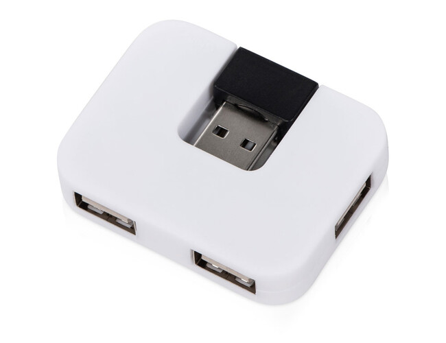 Хаб USB «Jacky» на 4 порта, белый
