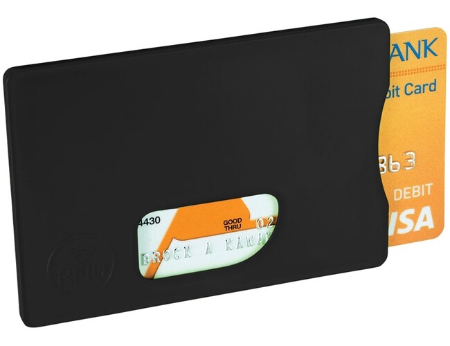Защитный RFID чехол для кредитной карты «Arnox», черный