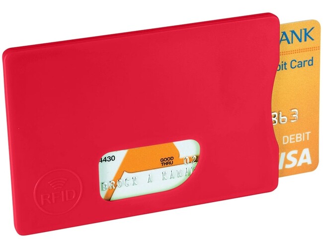 Защитный RFID чехол для кредитной карты «Arnox», красный