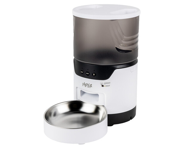 Умная Wi-Fi кормушка «IoT Pet Feeder», 3000 мл, белый, черный