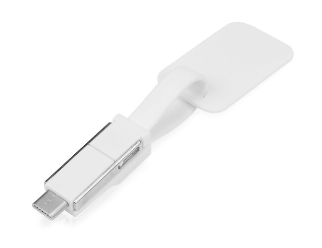 Зарядный кабель «Charge-it» 3 в 1, белый