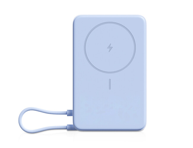 Внешний аккумулятор Xiaomi Magnetic Power Bank with Built-in Stand, 10000 мАч, синий