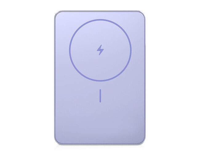 Внешний аккумулятор Xiaomi Super Slim Magnetic Power Bank, 5000 мАч, фиолетовый