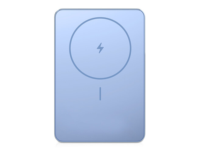 Внешний аккумулятор Xiaomi Super Slim Magnetic Power Bank, 5000 мАч, синий