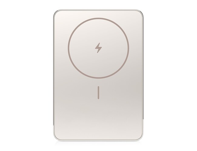 Внешний аккумулятор Xiaomi Super Slim Magnetic Power Bank, 5000 мАч, золотистый