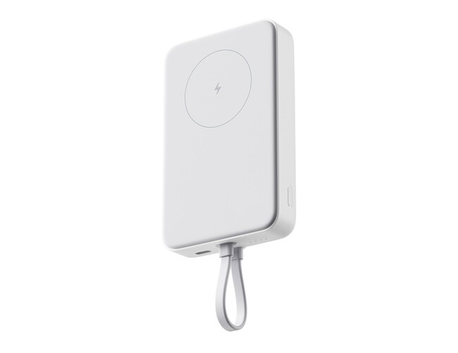 Внешний аккумулятор с кабелем Xiaomi 33W Magnetic Power Bank (Integrated Cable), 10000 мАч, белый