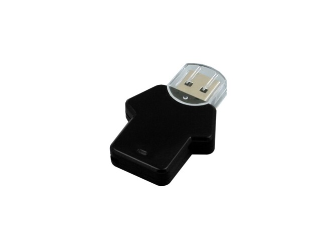 USB 2.0- флешка на 32 Гб в виде футболки, черный
