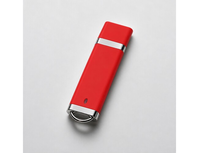 USB-флешка на 16 Гб «Орландо», красный/серебристый