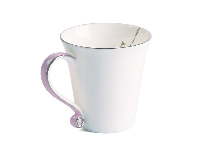 Кружка «CUP ALICE LILAC», белый