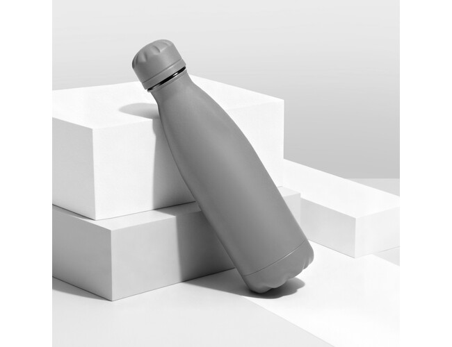 Вакуумная термобутылка «Vacuum bottle C1», soft touch, 500 мл, серый