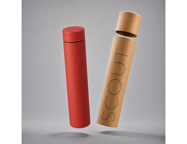 Термос «Scout» soft-touch, красный