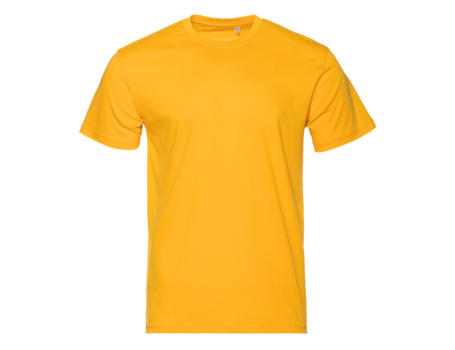 Футболка унисекс STAN, хлопок 150, 51, Жёлтый,  (12/1)  (44/XS)
