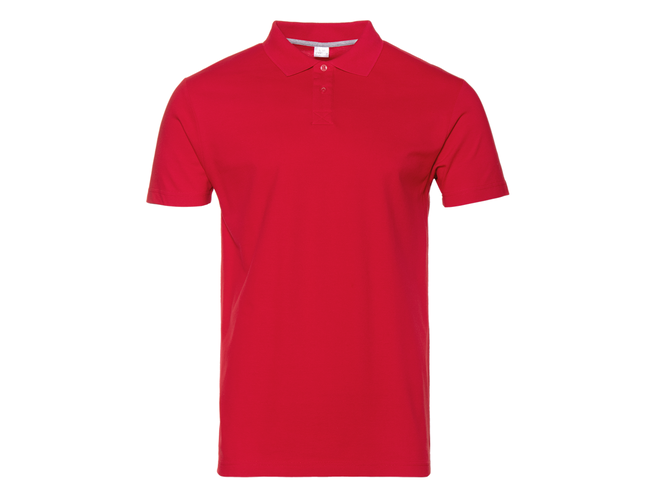 Рубашка поло унисекс STAN хлопок 185, 04U, Красный,  (14)  (40/3XS)