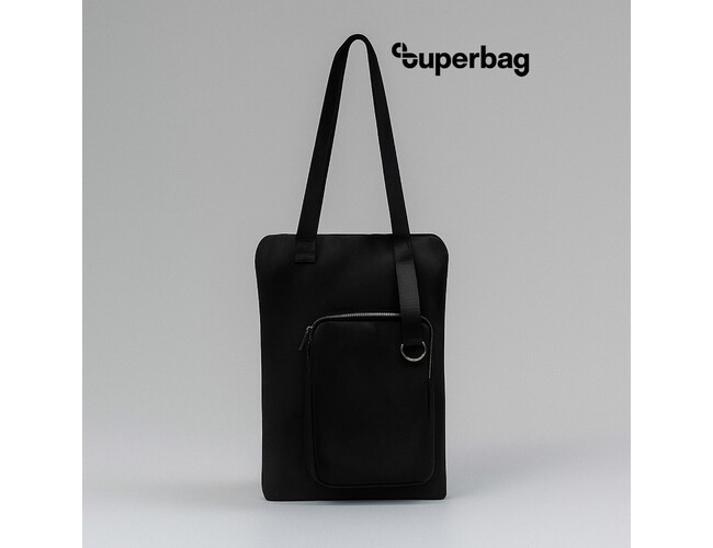 Шоппер Superbag Pocket (черный)